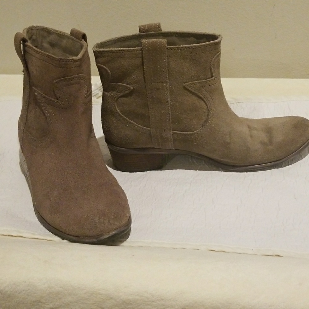 Lucky Brand Western Terra Booties Brindle